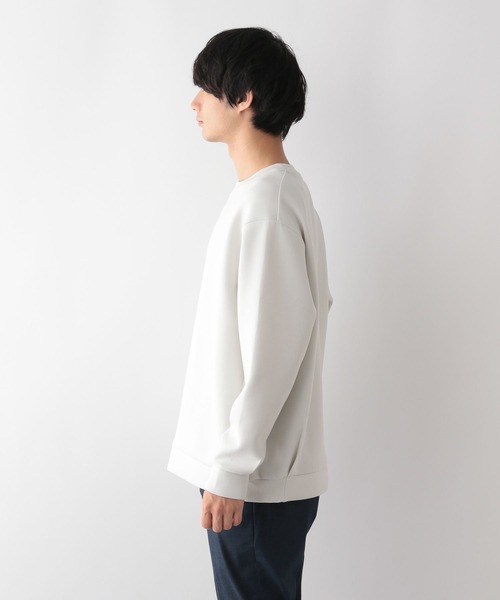 GLOBAL WORK（グローバルワーク）の「ライトクッションクルー/116243（スウェット・メンズ・オフホワイト/グレー系その他2/ネイビー・SMALL/MEDIUM/LARGE/X-LARGE）」の13枚目の写真