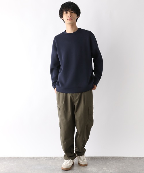 Global Style マルゾット スリムシルエット ライトグレー 通年 42 セール】ライトクッションクルー/116243（スウェット）｜GLOBAL