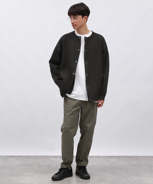 LAKOLE（ラコレ）の「リングドットカーディガン/138993（カーディガン/ボレロ・メンズ・ボルドー/アイボリー/ブラック・LARGE/MEDIUM）」の4枚目の写真