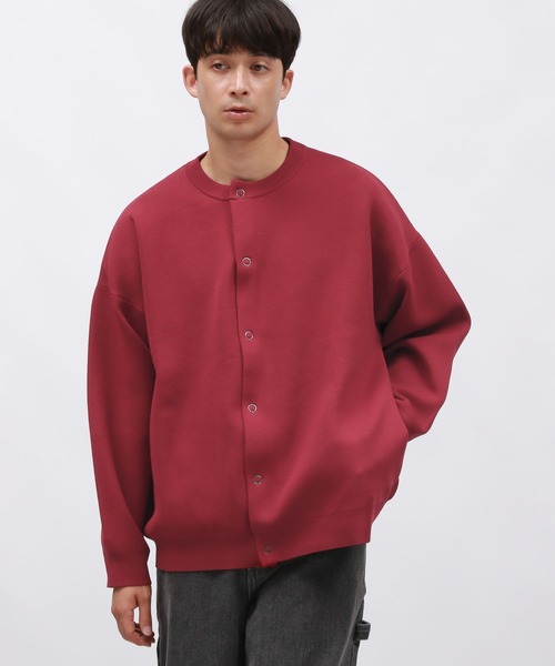 LAKOLE（ラコレ）の「リングドットカーディガン/138993（カーディガン/ボレロ・メンズ・ボルドー/アイボリー/ブラック・LARGE/MEDIUM）」の9枚目の写真