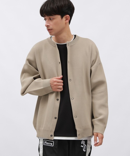 LAKOLE（ラコレ）の「リングドットカーディガン/138993（カーディガン/ボレロ・メンズ・ボルドー/アイボリー/ブラック・LARGE/MEDIUM）」の7枚目の写真