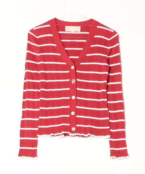 カーディガン BAPY CLASSIC KNIT CARDIGAN レディース BAPY BY A BATHING APE カーディガン CLASSIC KNIT CARDIGAN