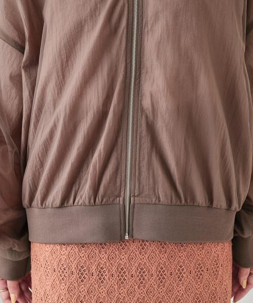 Cutie Blonde（キューティーブロンド）の「重ねチュールで差をつける シアーブルゾン（ブルゾン・レディース・ブラック/ダークブラウン・02/03/04）」の16枚目の写真