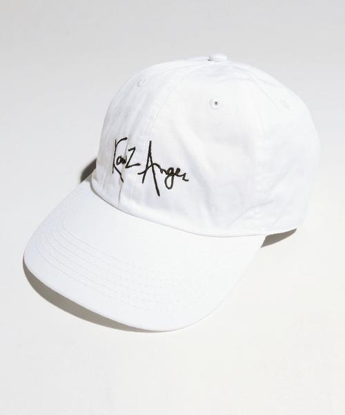 KaneZ（ケインズ）の「＜KaneZ＞ ANGER POLO CAP/キャップ：（キャップ・メンズ・ホワイト/ブラック/ライトピンク・フリー）」の2枚目の写真