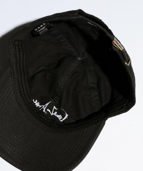 KaneZ（ケインズ）の「＜KaneZ＞ ANGER POLO CAP/キャップ：（キャップ・メンズ・ホワイト/ブラック/ライトピンク・フリー）」の6枚目の写真