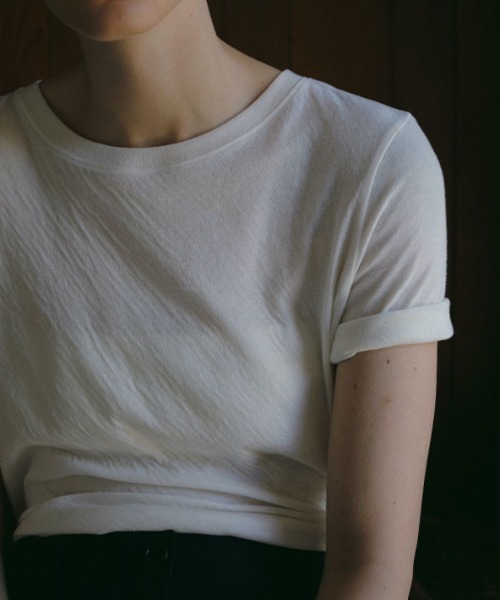 ロールアップコンパクトTee（Tシャツ/カットソー）｜ETRE TOKYO（エトレトウキョウ）
