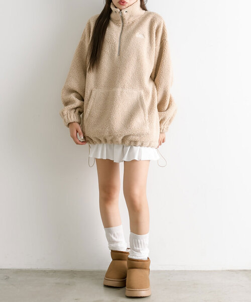 OLIVE des OLIVE（オリーブデオリーブ）の「3段フリルスウェットミニスカート（スカート・レディース・ブラック/オフホワイト/トップグレー・FREE）」の5枚目の写真