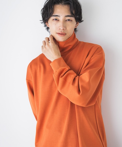 LOWRYS FARM（ローリーズファーム）の「ＴＲＰＵタートルＬＳ 151210（Tシャツ/カットソー・メンズ・オレンジ/ホワイト/ブラック・MEDIUM/LARGE）」の17枚目の写真