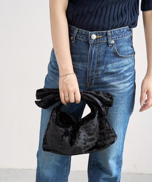 LE TALON（ルタロン）の「LE TALON VELOR RIBBONバッグ（ハンドバッグ・レディース・ブラック/ブラウン・FREE）」の11枚目の写真