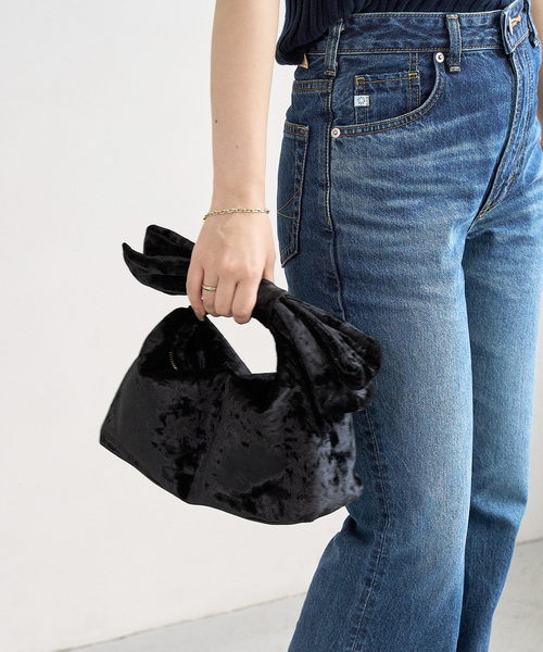 LE TALON（ルタロン）の「LE TALON VELOR RIBBONバッグ（ハンドバッグ・レディース・ブラック/ブラウン・FREE）」の12枚目の写真