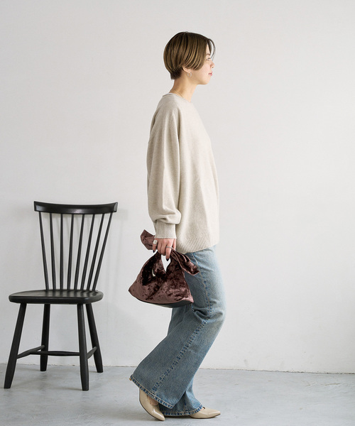 LE TALON（ルタロン）の「LE TALON VELOR RIBBONバッグ（ハンドバッグ・レディース・ブラック/ブラウン・FREE）」の17枚目の写真