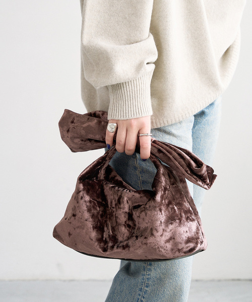 LE TALON（ルタロン）の「LE TALON VELOR RIBBONバッグ（ハンドバッグ・レディース・ブラック/ブラウン・FREE）」の19枚目の写真