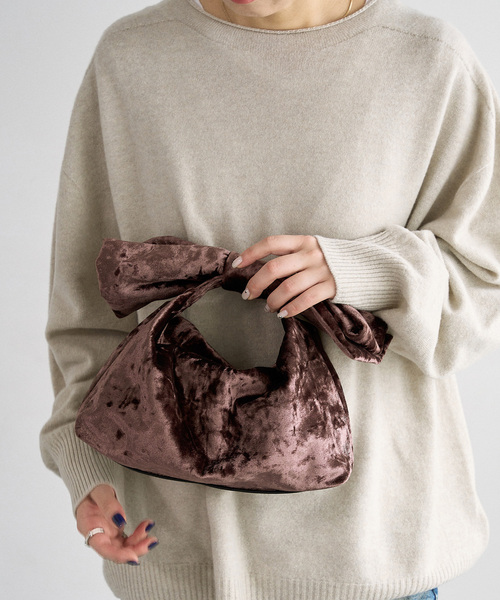 LE TALON（ルタロン）の「LE TALON VELOR RIBBONバッグ（ハンドバッグ・レディース・ブラック/ブラウン・FREE）」の21枚目の写真