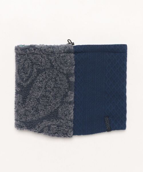 チャイハネ（チャイハネ）の「【チャイハネ】パッチワークリバーシブルネックウォーマー（ネックウォーマー/スヌード・レディース・ブラウン/グレー/ブラック・FREE）」の3枚目の写真