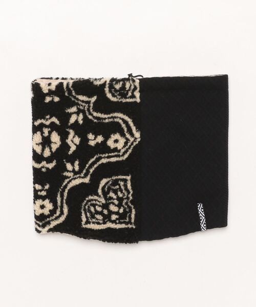 チャイハネ（チャイハネ）の「【チャイハネ】パッチワークリバーシブルネックウォーマー（ネックウォーマー/スヌード・レディース・ブラウン/グレー/ブラック・FREE）」の2枚目の写真