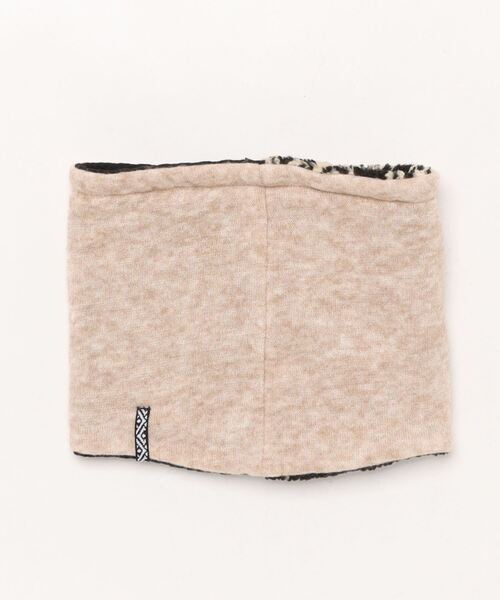 チャイハネ（チャイハネ）の「【チャイハネ】パッチワークリバーシブルネックウォーマー（ネックウォーマー/スヌード・レディース・ブラウン/グレー/ブラック・FREE）」の4枚目の写真