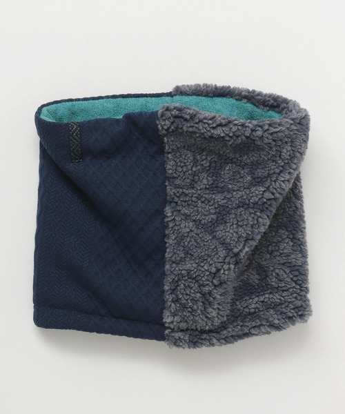 チャイハネ（チャイハネ）の「【チャイハネ】パッチワークリバーシブルネックウォーマー（ネックウォーマー/スヌード・レディース・ブラウン/グレー/ブラック・FREE）」の5枚目の写真