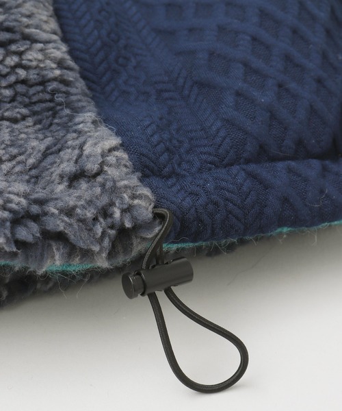 チャイハネ（チャイハネ）の「【チャイハネ】パッチワークリバーシブルネックウォーマー（ネックウォーマー/スヌード・レディース・ブラウン/グレー/ブラック・FREE）」の6枚目の写真