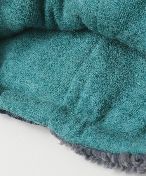 チャイハネ（チャイハネ）の「【チャイハネ】パッチワークリバーシブルネックウォーマー（ネックウォーマー/スヌード・レディース・ブラウン/グレー/ブラック・FREE）」の7枚目の写真