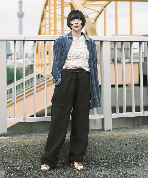 MARMOT(マーモット)の「MARMOT別注 POLARTECH FLEECE PANTS 24FW-L4-04:パンツ(その他パンツ・レディース・イエロー/ブラック・MEDIUM/LARGE)」の7枚目の写真