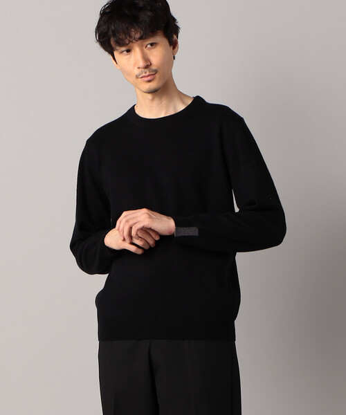 COMME CA MEN（コムサメン）の「ハイゲージドレスニットクループルオーバー（ニット/セーター・メンズ・ブラック/グレー/チャコールグレー・M/L）」の9枚目の写真