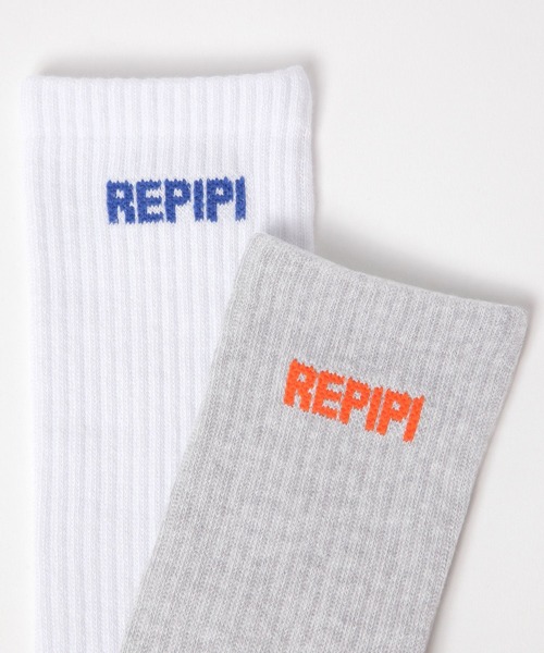 repipi armario（レピピ アルマリオ）の「ミドルRPロゴソックス（ソックス/靴下・キッズ・ブラック/グレー/ホワイト・FREE）」の7枚目の写真