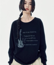 A'GEM/9 × .kom 『runningHIGH/ランニングハイ』 ROCKSTAR RAGLAN LONG SLEEVE TEE/ロックスター ラグラン 長袖カットソー