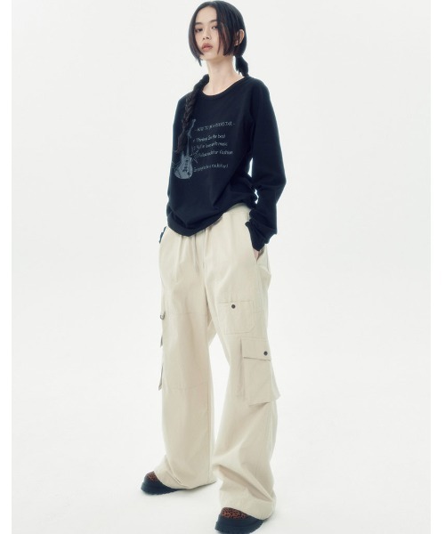 A'GEM/9 × .kom 『runningHIGH/ランニングハイ』 ROCKSTAR RAGLAN LONG SLEEVE TEE/ロックスター ラグラン 長袖カットソー（Tシャツ/カットソー）｜runningHIGH（ランニングハイ）