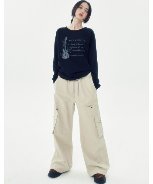 A'GEM/9 × .kom 『runningHIGH/ランニングハイ』 ROCKSTAR RAGLAN LONG SLEEVE TEE/ロックスター ラグラン 長袖カットソー（Tシャツ/カットソー）｜runningHIGH（ランニングハイ）