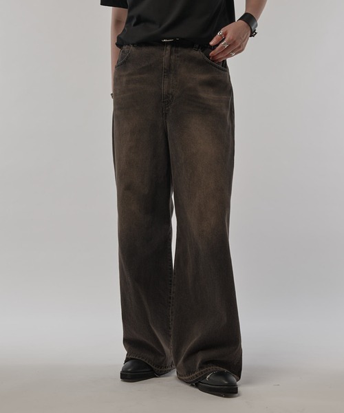 Lui's ルイス エレファントジーンズ ワイドデニム ワイドパンツ y2k Lui's（ルイス）の「エレファントジーンズ（デニムパンツ）」 - WEAR