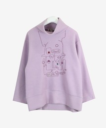 ウール混長袖プルオーバー