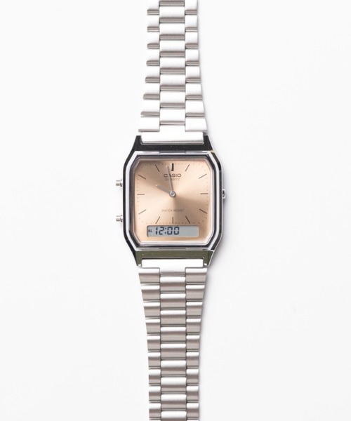 CASIO(カシオ)の「【60】【ITN】【CASIO(カシオ)】アナデジ メタル メタリックカラー(アナログ腕時計・メンズ・ブルー/シルバー/イエロー/グリーン/ピンク・FREE)」の5枚目の写真