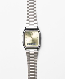 CASIO（カシオ）の「【60】【ITN】【CASIO（カシオ）】アナデジ　メタル  メタリックカラー（アナログ腕時計）」