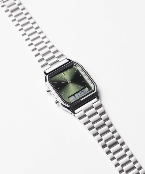 CASIO(カシオ)の「【60】【ITN】【CASIO(カシオ)】アナデジ メタル メタリックカラー(アナログ腕時計・メンズ・ブルー/シルバー/イエロー/グリーン/ピンク・FREE)」の11枚目の写真