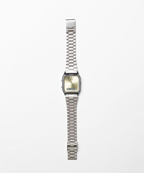 CASIO(カシオ)の「【60】【ITN】【CASIO(カシオ)】アナデジ メタル メタリックカラー(アナログ腕時計・メンズ・ブルー/シルバー/イエロー/グリーン/ピンク・FREE)」の19枚目の写真