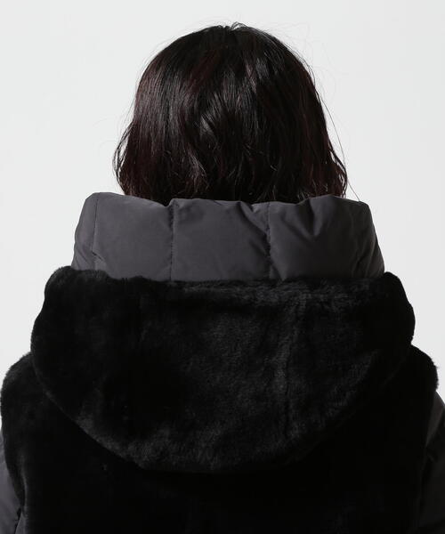 DUNO（デュノ）の「DUNO (デュノ) DEA ムートンダウンコート（ダウンジャケット/コート・レディース・ブラック/ベージュ・40/42/44）」の15枚目の写真