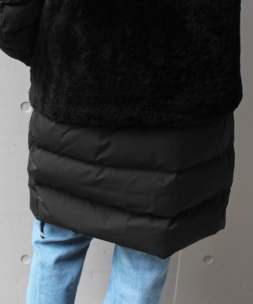 DUNO（デュノ）の「DUNO (デュノ) DEA ムートンダウンコート（ダウンジャケット/コート・レディース・ブラック/ベージュ・40/42/44）」の4枚目の写真