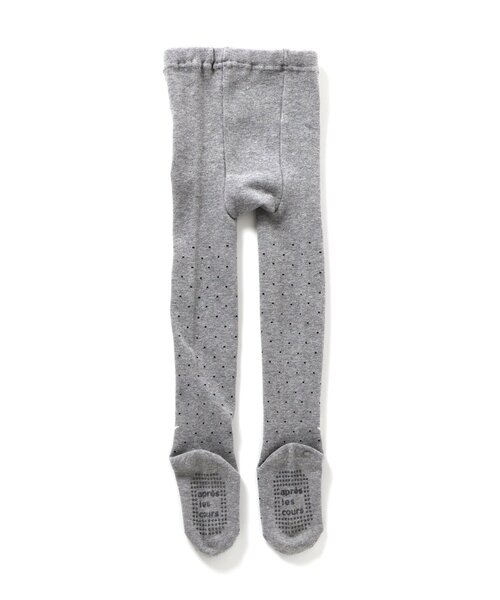apres les cours（アプレレクール）の「チューリップモチーフドットタイツ（タイツ/ストッキング・キッズ・グレー/アイボリー・90/100/110/120/140）」の15枚目の写真
