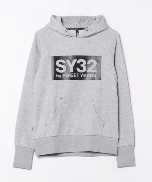 SY32 by SWEET YEARS(エスワイサーティトゥバイスィートイヤーズ)の「【SY32 by SWEET YEARS】REGULAR P/O HOODIE(パーカー・メンズ・ネイビー/グレー・X-LARGE/SMALL)」の4枚目の写真