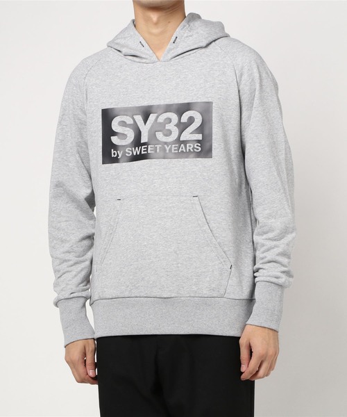 SY32 by SWEET YEARS(エスワイサーティトゥバイスィートイヤーズ)の「【SY32 by SWEET YEARS】REGULAR P/O HOODIE(パーカー・メンズ・ネイビー/グレー・X-LARGE/SMALL)」の6枚目の写真