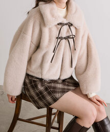 OLIVE des OLIVE | 【SNSで話題の！】リボンファージャケット(ブルゾン)