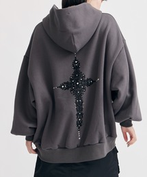 tanakadaisuke | 【tanakadaisuke/タナカダイスケ】damask cross emboidery hoodie/刺繍フーディ(パーカー)