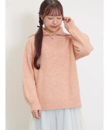 Samansa Mos2 | ハーフジッププルオーバー(Tシャツ/カットソー)