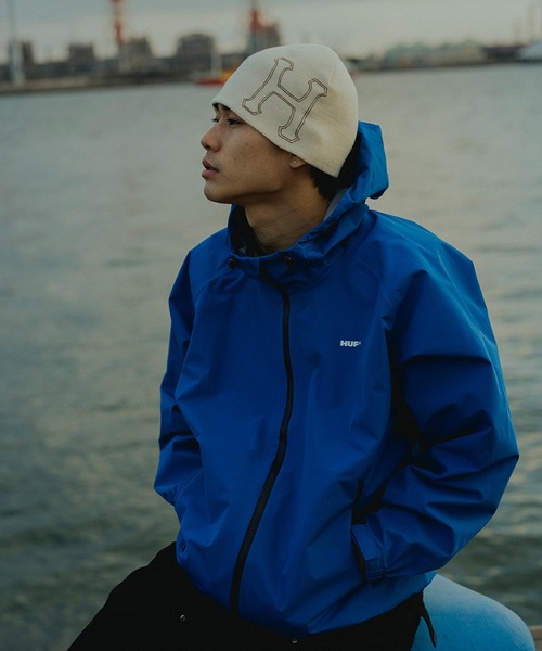 HUF(ハフ)の「RAINIER SHELL JACKET / HUF ハフ シェルジャケット(ブルゾン・メンズ・ブラック/ブルー・MEDIUM/LARGE/SMALL/X-LARGE/XX-LARGE)」の15枚目の写真