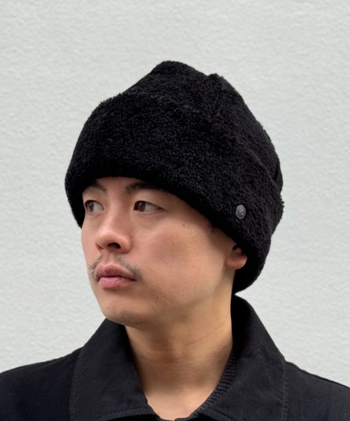 CPH（シーピーエイチ）の「CPH/シーピーエイチ/CUFF KNIT/TOYPU/カフニット/トイプー（ニットキャップ/ビーニー・メンズ・キャメル/グレー/ブラック・F）」の4枚目の写真