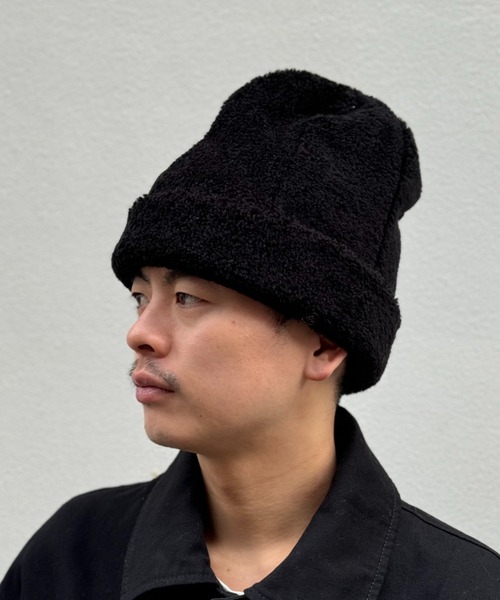 CPH（シーピーエイチ）の「CPH/シーピーエイチ/CUFF KNIT/TOYPU/カフニット/トイプー（ニットキャップ/ビーニー・メンズ・キャメル/グレー/ブラック・F）」の5枚目の写真