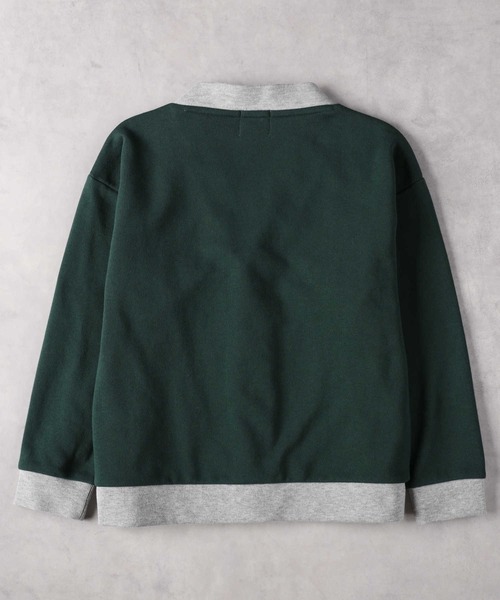 Right-on（ライトオン）の「【Refurbish】カーディガンレイヤード（カーディガン/ボレロ・キッズ・グリーン/ブラック・130/140/150/160）」の5枚目の写真