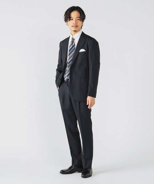 BEAMS HEART(ビームスハート)の「120's ウールトロピカル イージースーツ(S~XL・セットアップ・ウォッシャブル対応)【防シワ】(スーツセット・メンズ・グレー/ネイビー・MEDIUM/SMALL/X-LARGE/LARGE)」の7枚目の写真