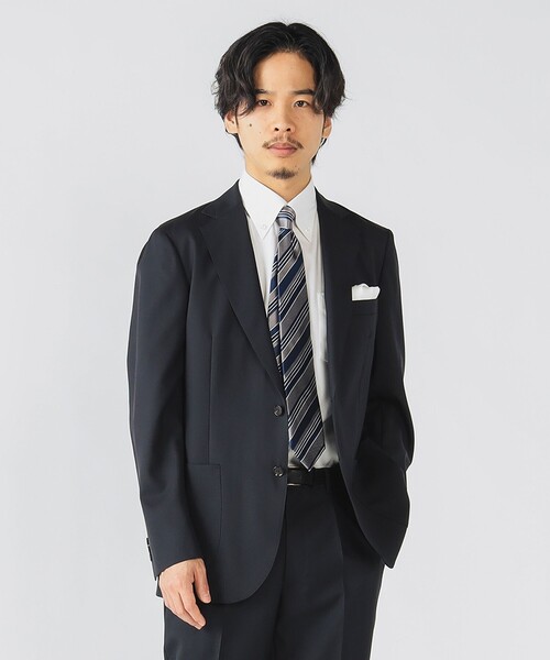 BEAMS HEART(ビームスハート)の「120's ウールトロピカル イージースーツ(S~XL・セットアップ・ウォッシャブル対応)【防シワ】(スーツセット・メンズ・グレー/ネイビー・MEDIUM/SMALL/X-LARGE/LARGE)」の9枚目の写真