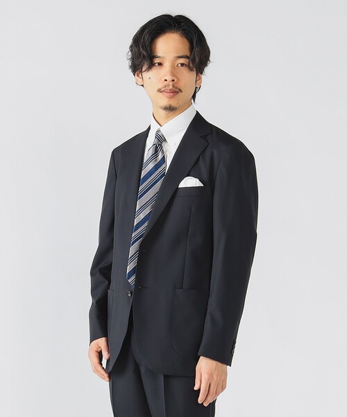 BEAMS HEART(ビームスハート)の「120's ウールトロピカル イージースーツ(S~XL・セットアップ・ウォッシャブル対応)【防シワ】(スーツセット・メンズ・グレー/ネイビー・MEDIUM/SMALL/X-LARGE/LARGE)」の10枚目の写真